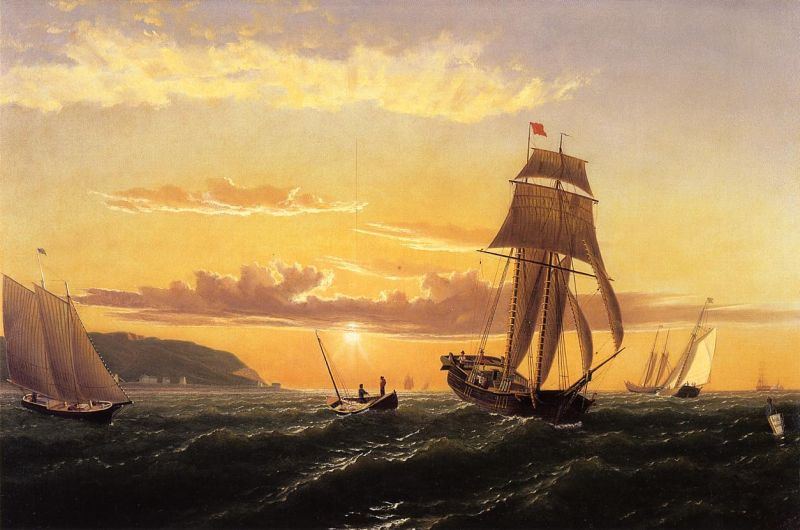 William Bradford Sunrise on the Bay of Fundy